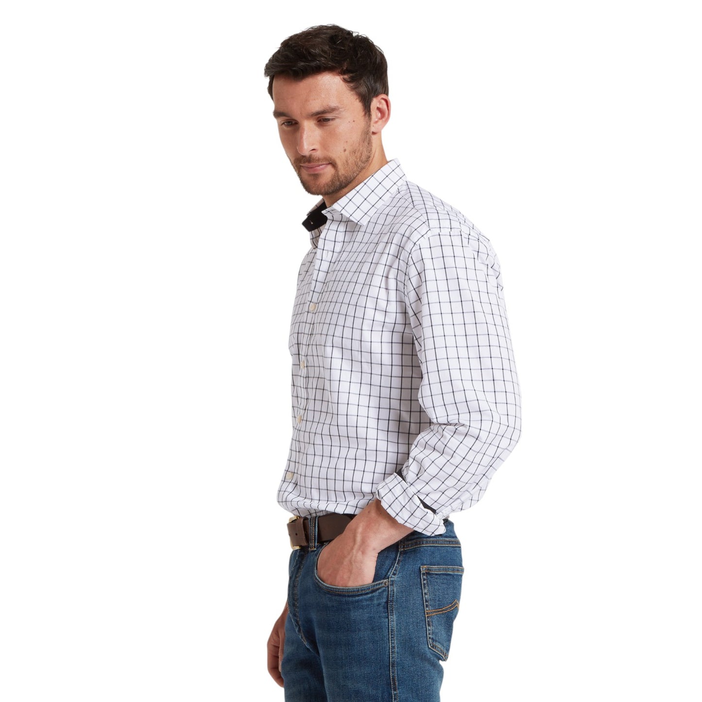 Schoffel Halesworth Tailored Shirt - Blue Check
