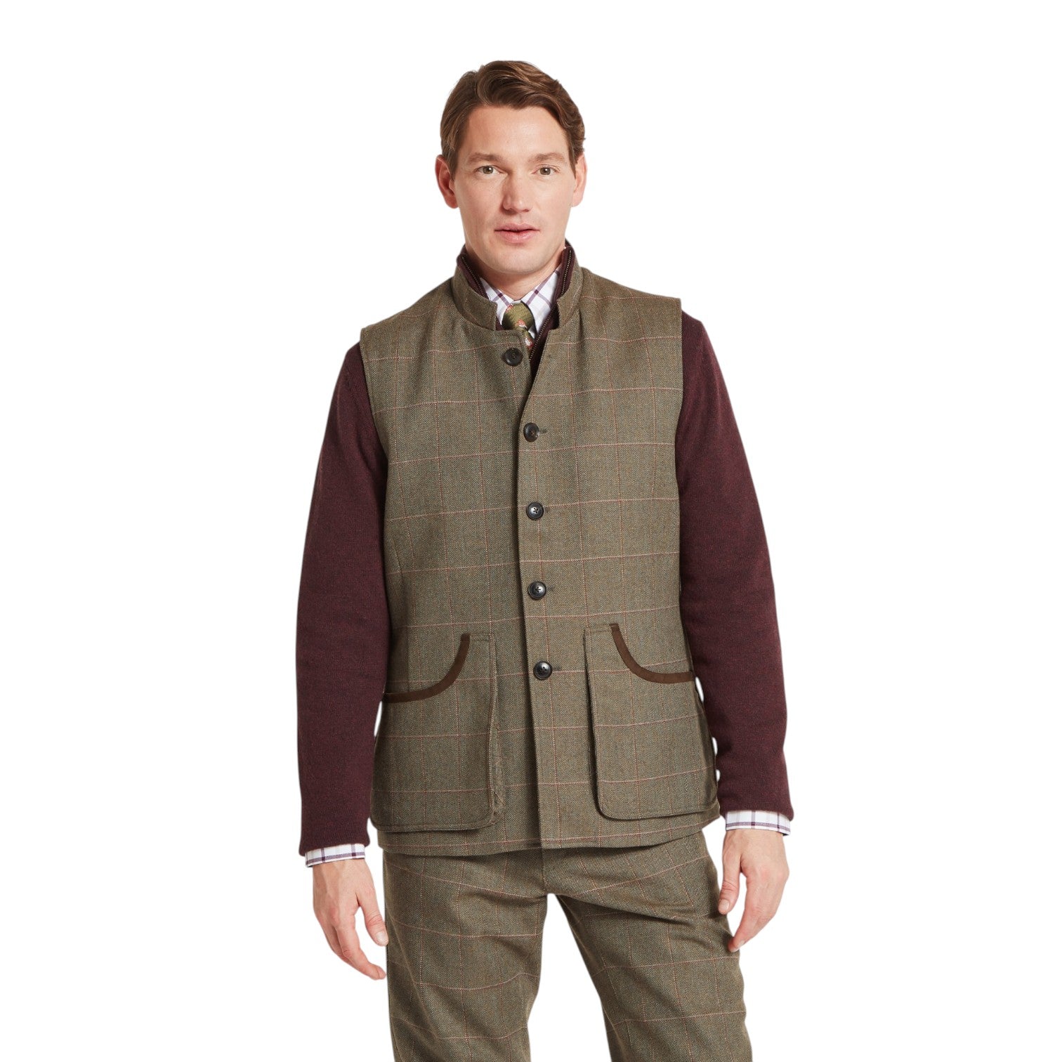 Schoffel Holcot Tweed Waistcoat Lochlane Tweed