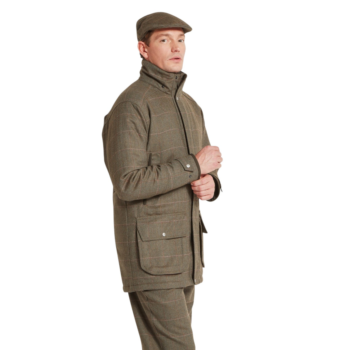 Schoffel Ptarmigan Tweed Classic Coat Lochlane Tweed
