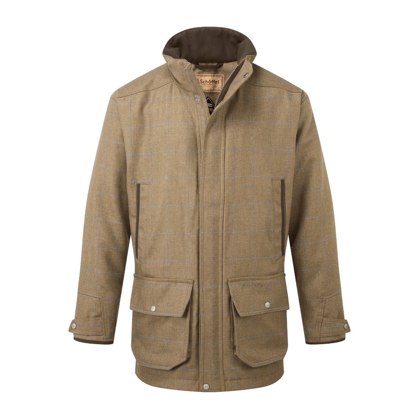 Schoffel Ptarmigan Tweed Classic Coat Corry Tweed