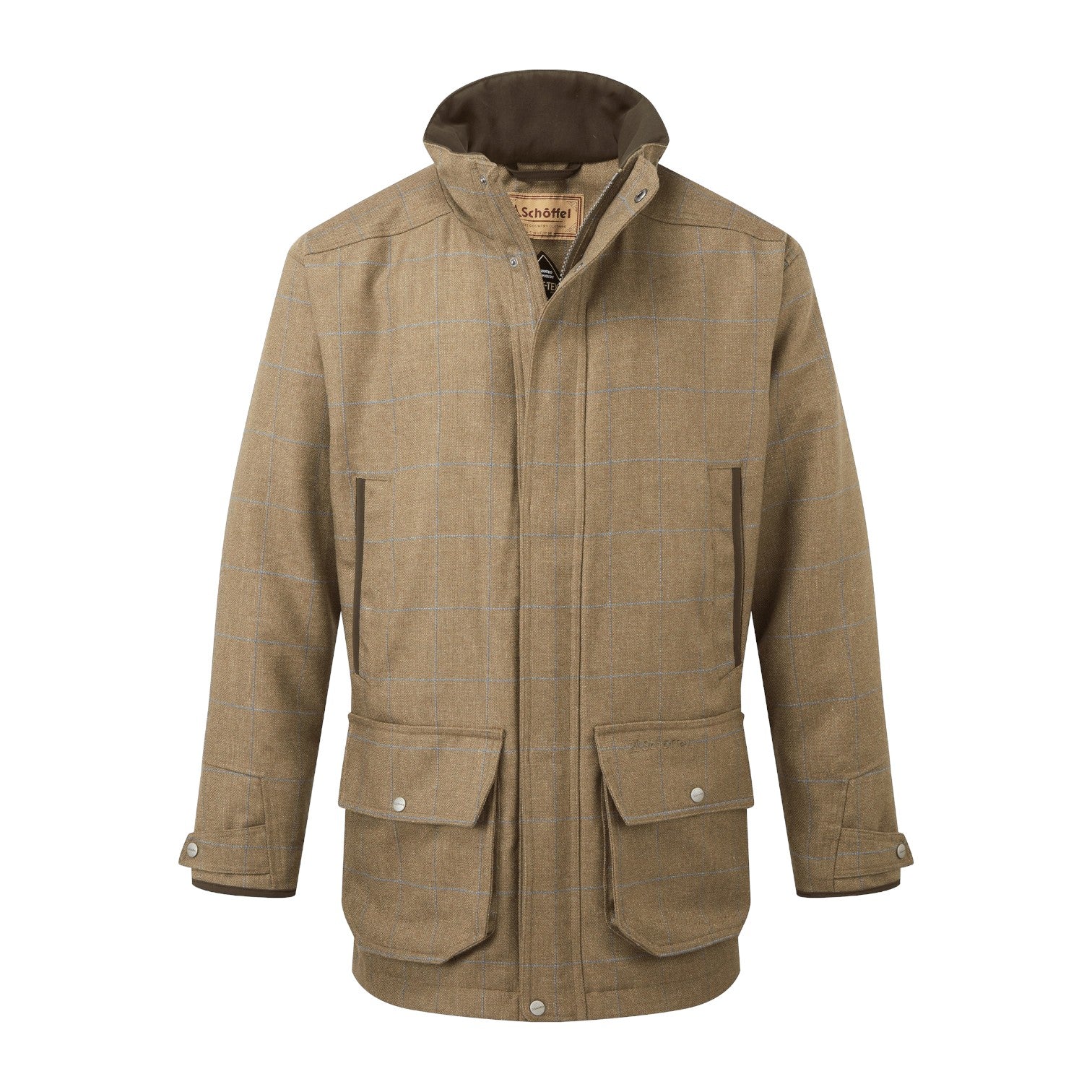 Schoffel Ptarmigan Tweed Classic Coat Corry Tweed
