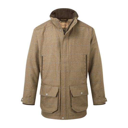Schoffel Ptarmigan Tweed Classic Coat Corry Tweed