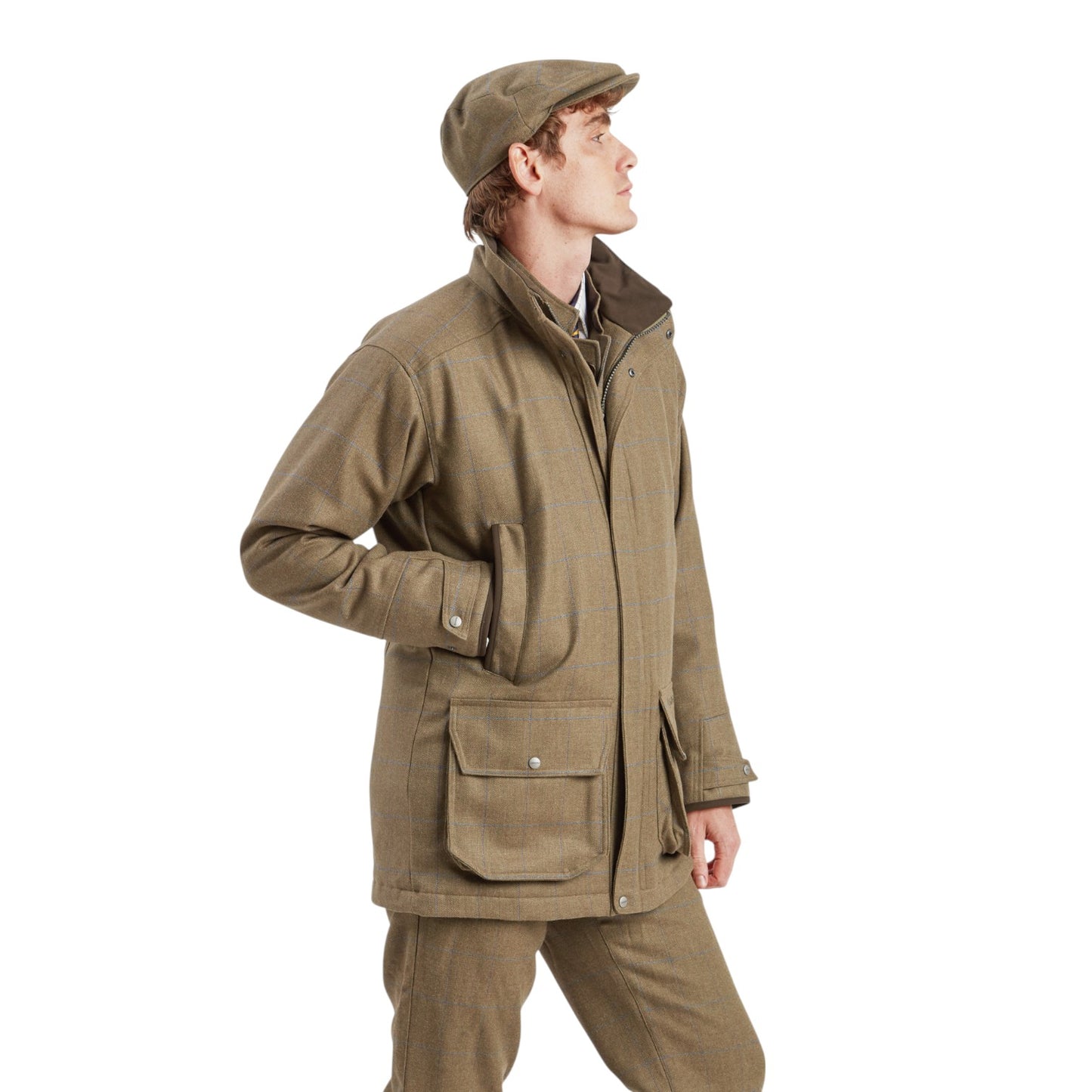 Schoffel Ptarmigan Tweed Classic Coat Corry Tweed
