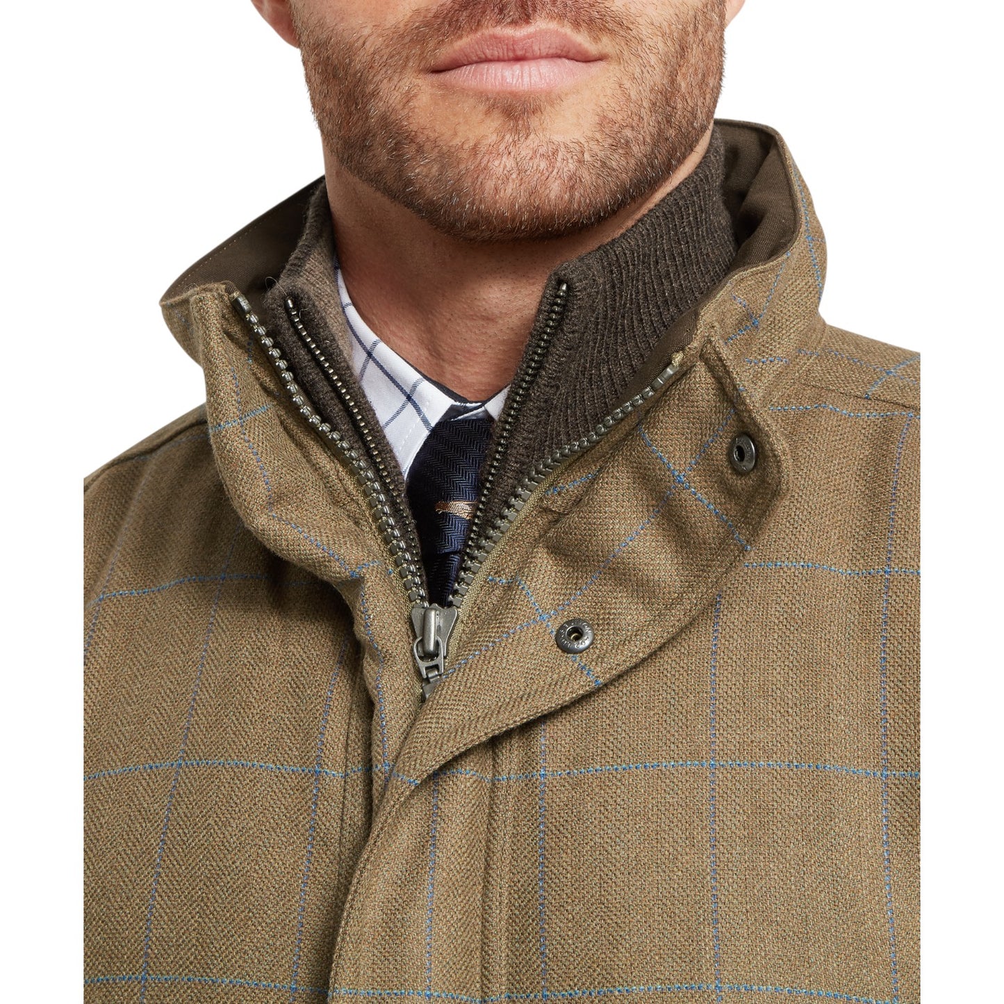 Schoffel Ptarmigan Tweed Classic Coat Corry Tweed