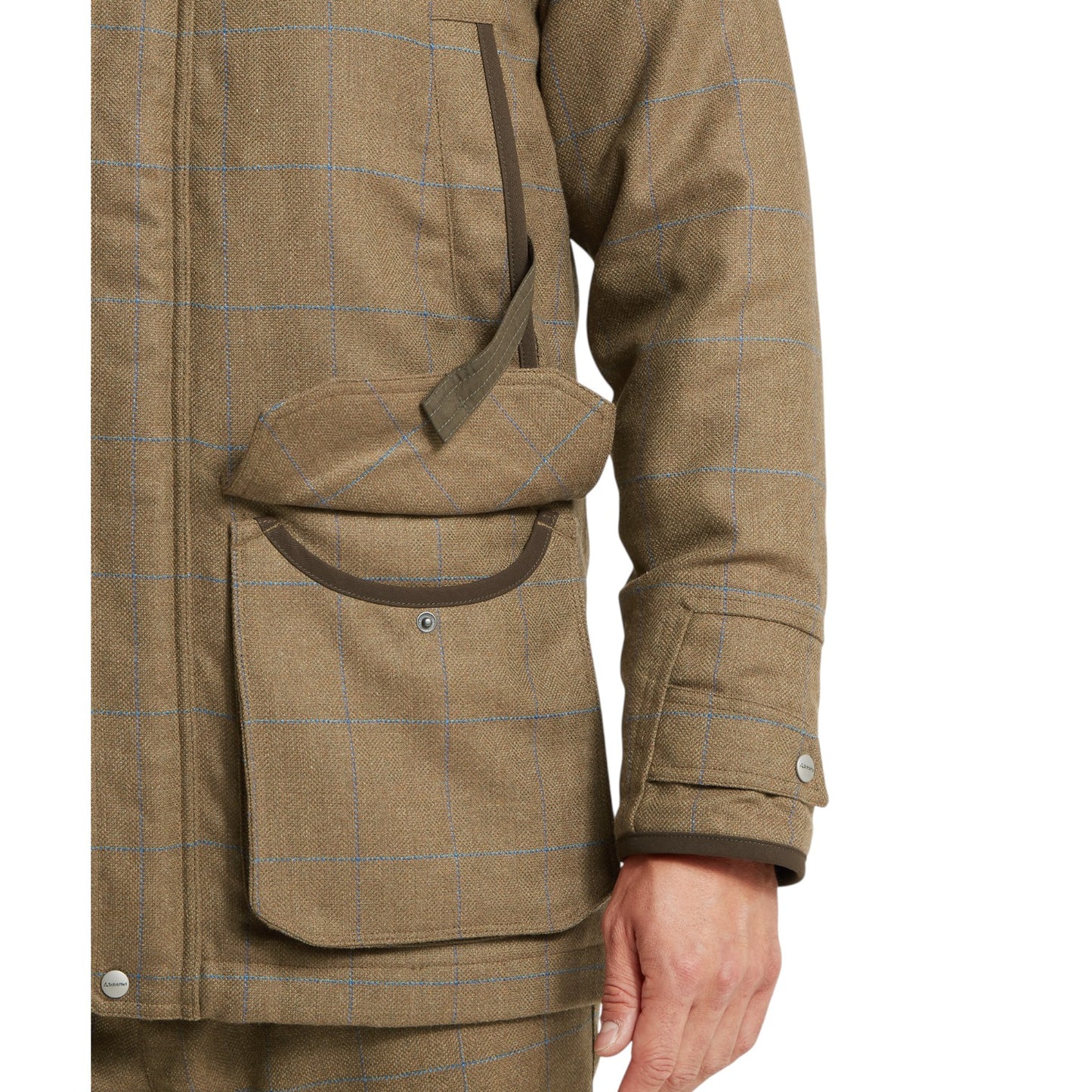Schoffel Ptarmigan Tweed Classic Coat Corry Tweed