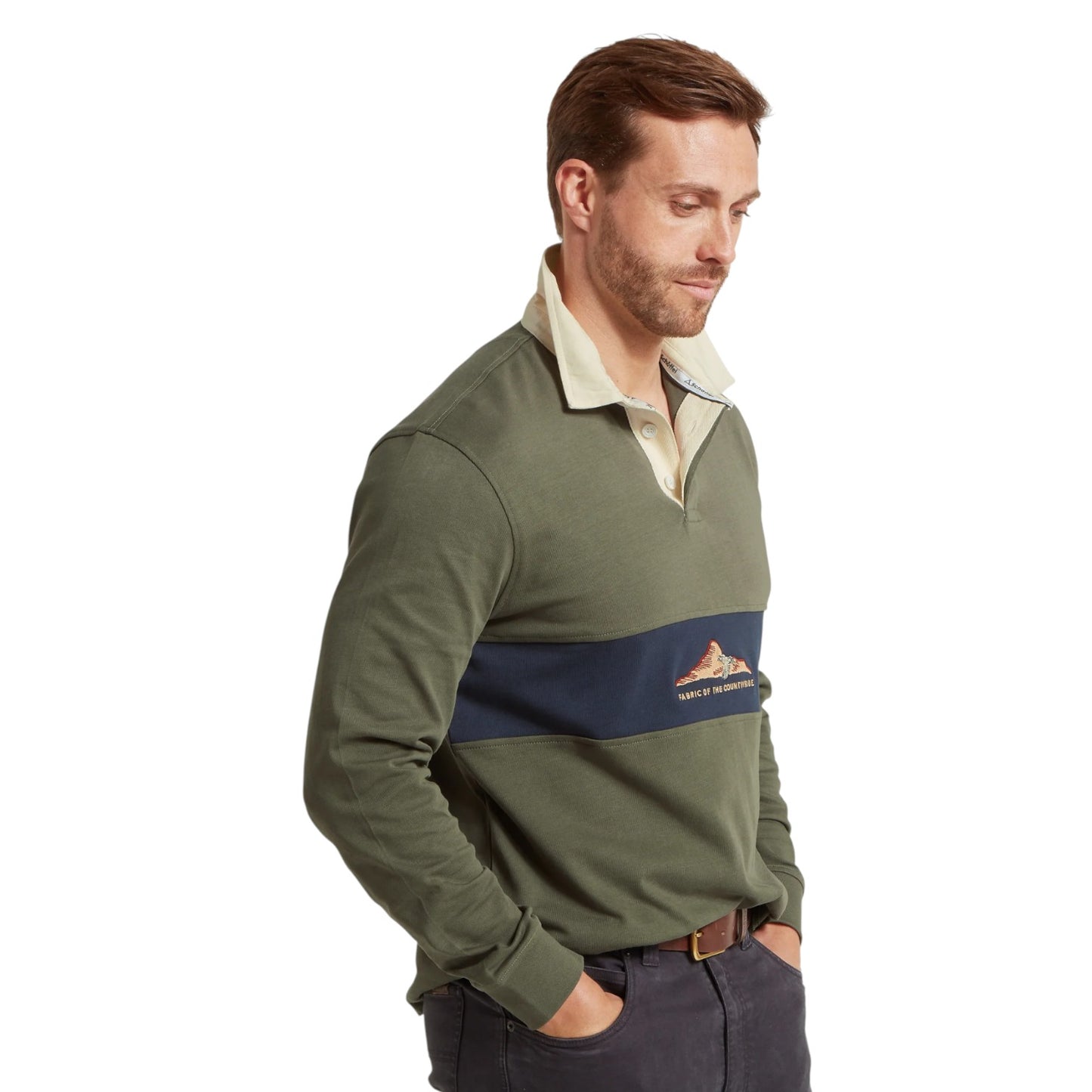 Schoffel Saunton Rugby Top Beetle Green