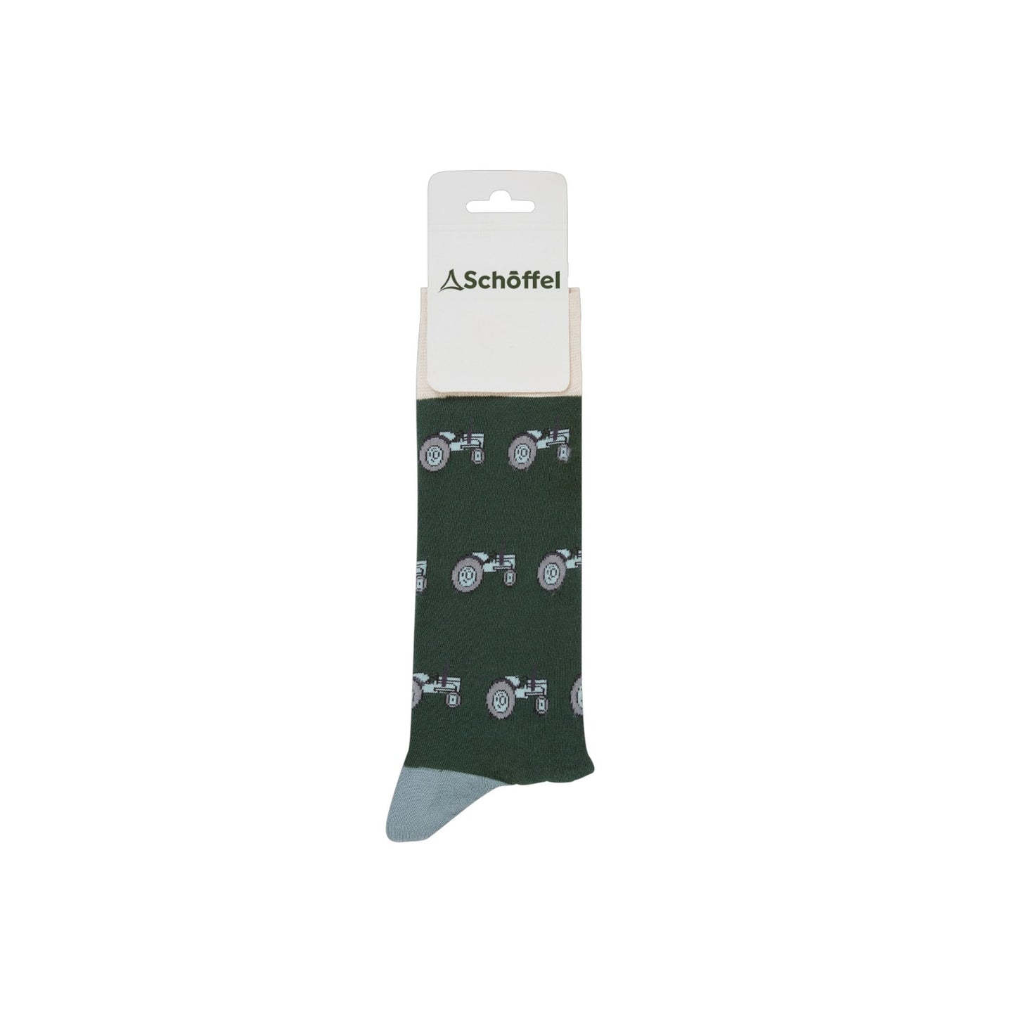 Schoffel Single Cotton Sock Grey Tractor