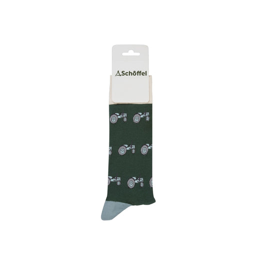 Schoffel Single Cotton Sock Grey Tractor