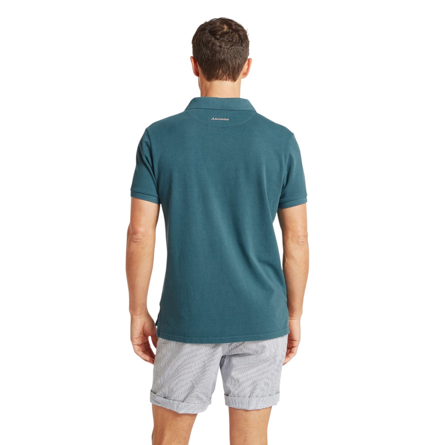 Schoffel St Ives Garment Dyed Polo Shirt Deep Ocean Blue
