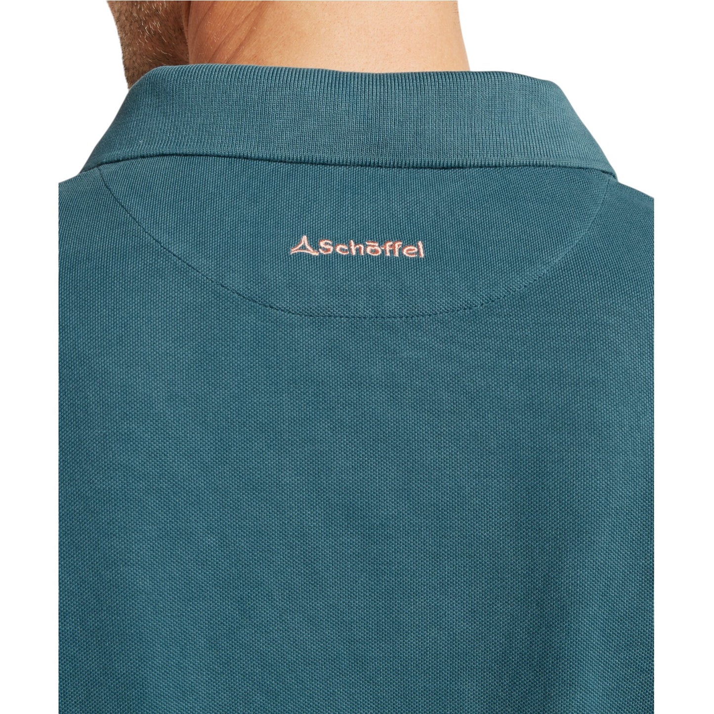 Schoffel St Ives Garment Dyed Polo Shirt Deep Ocean Blue