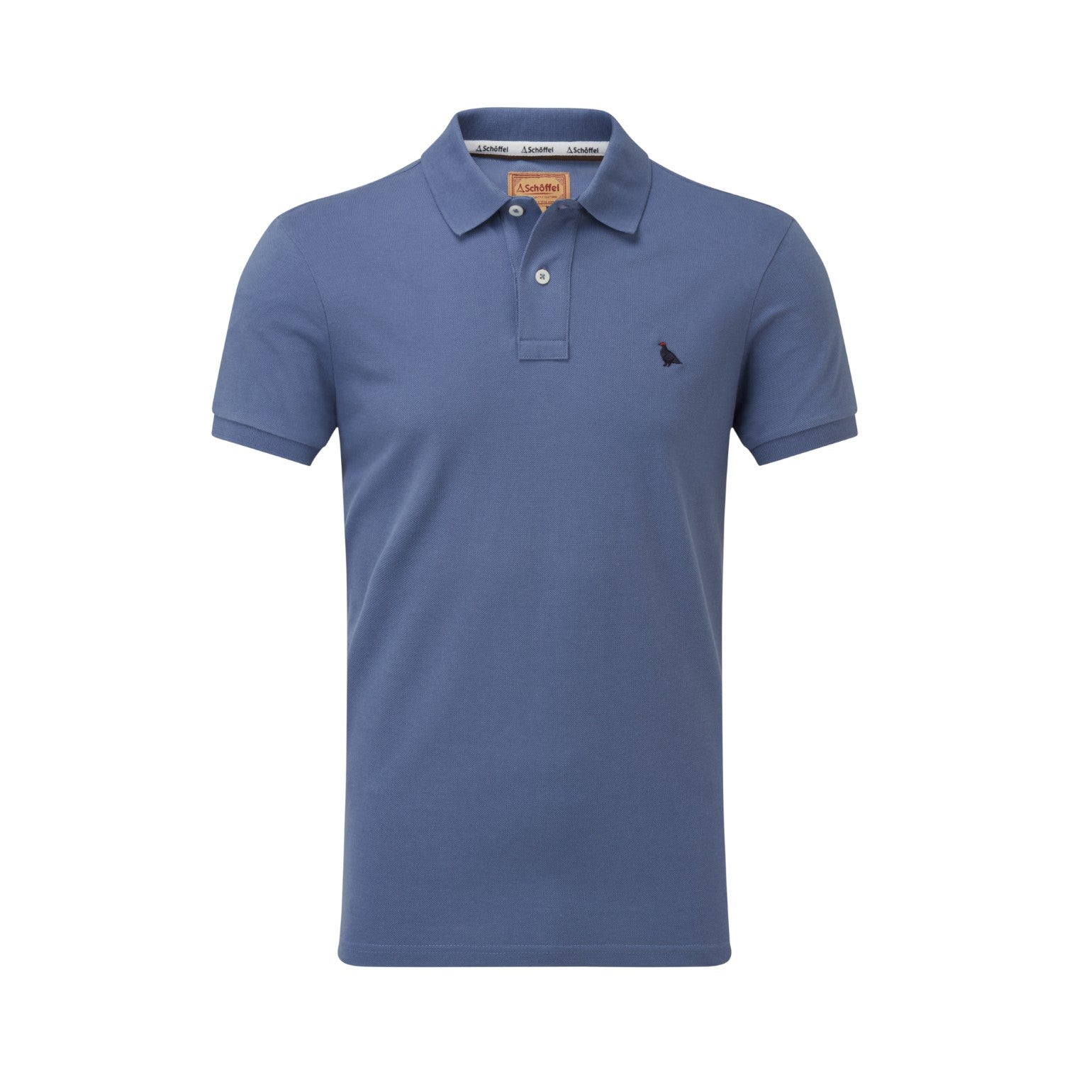 Schoffel St Ives Polo Shirt Vintage Indigo