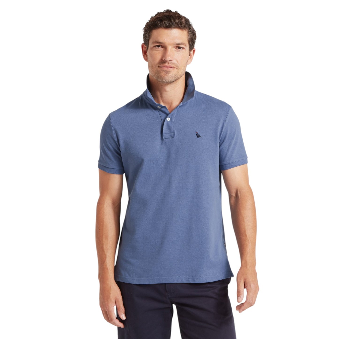 Schoffel St Ives Polo Shirt Vintage Indigo