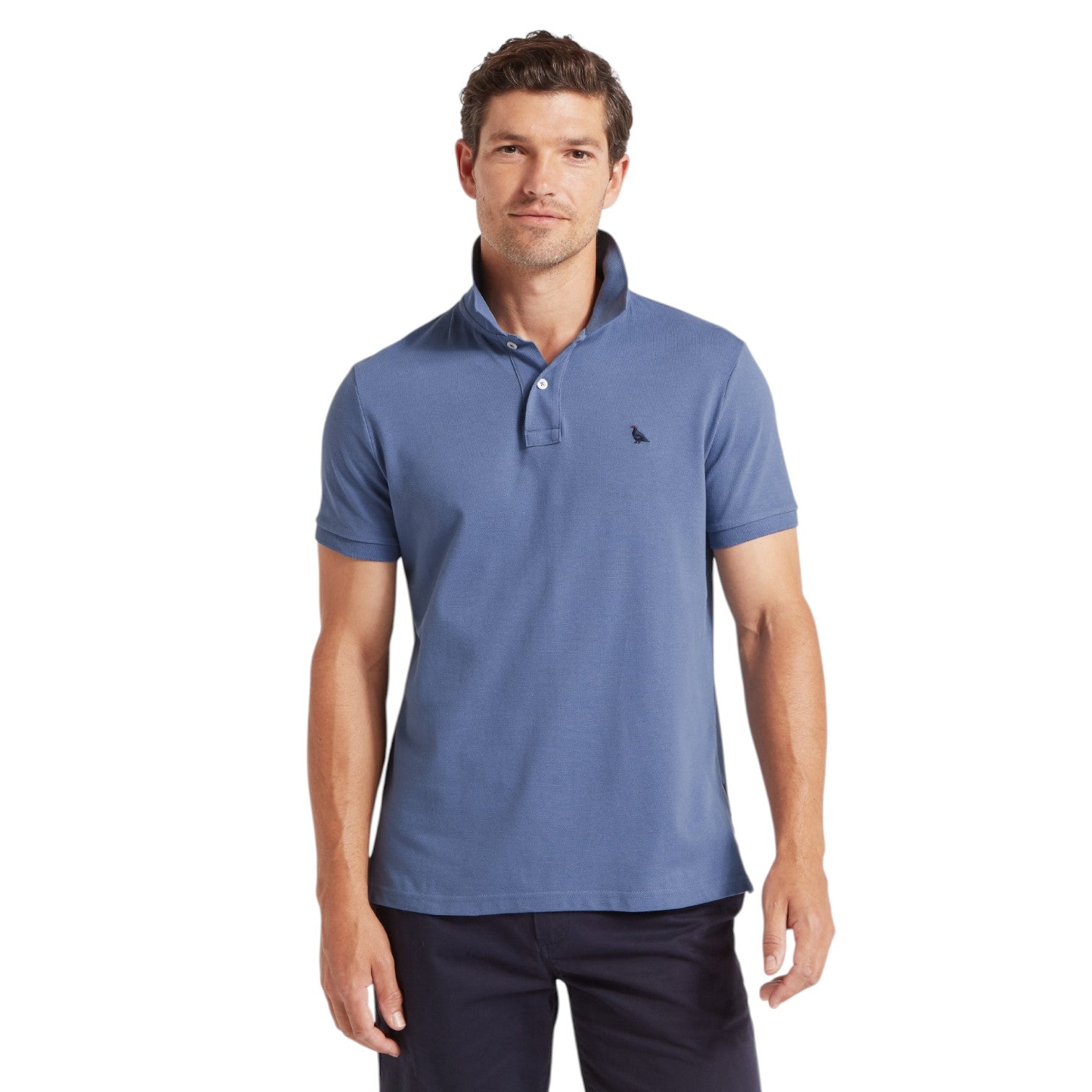 Schoffel St Ives Polo Shirt Vintage Indigo