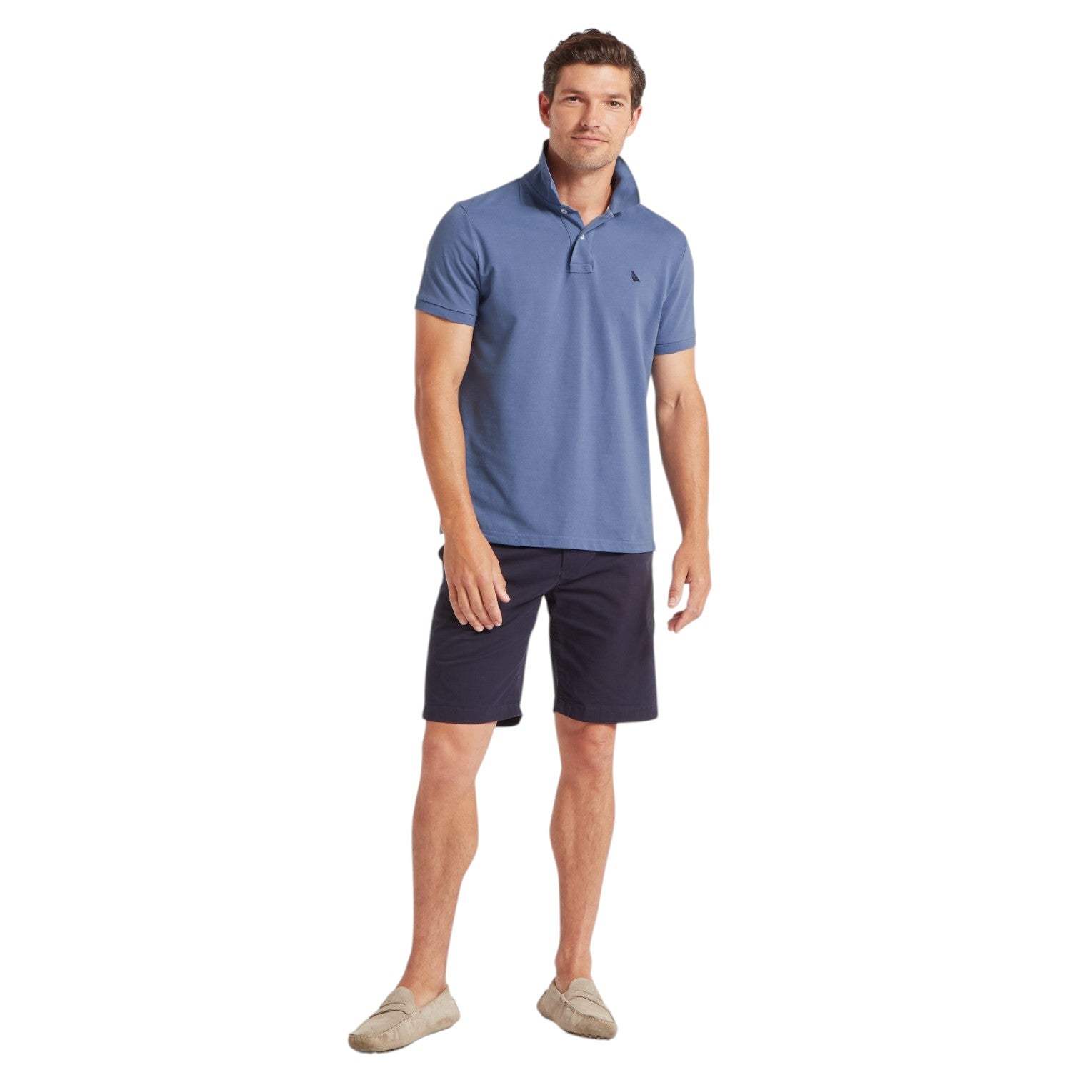 Schoffel St Ives Polo Shirt Vintage Indigo