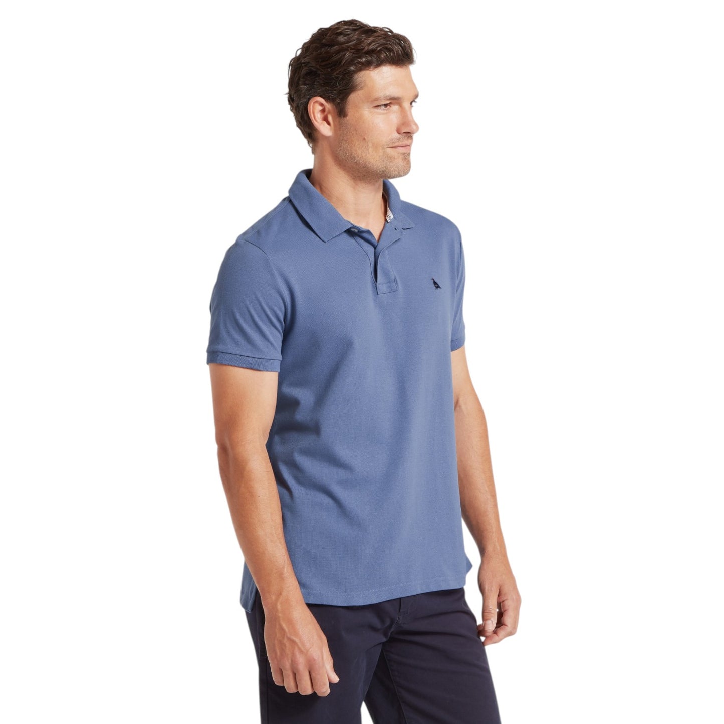 Schoffel St Ives Polo Shirt Vintage Indigo