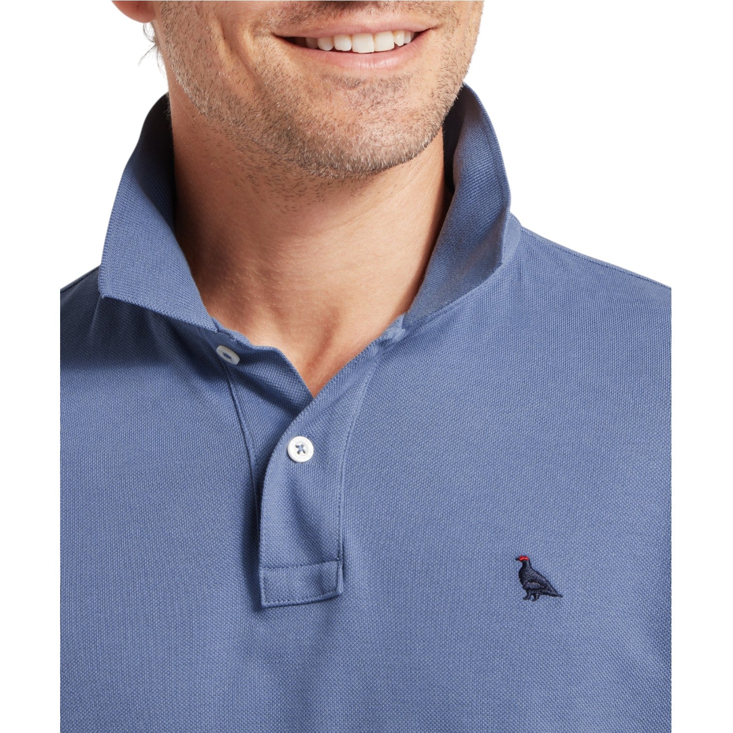 Schoffel St Ives Polo Shirt Vintage Indigo
