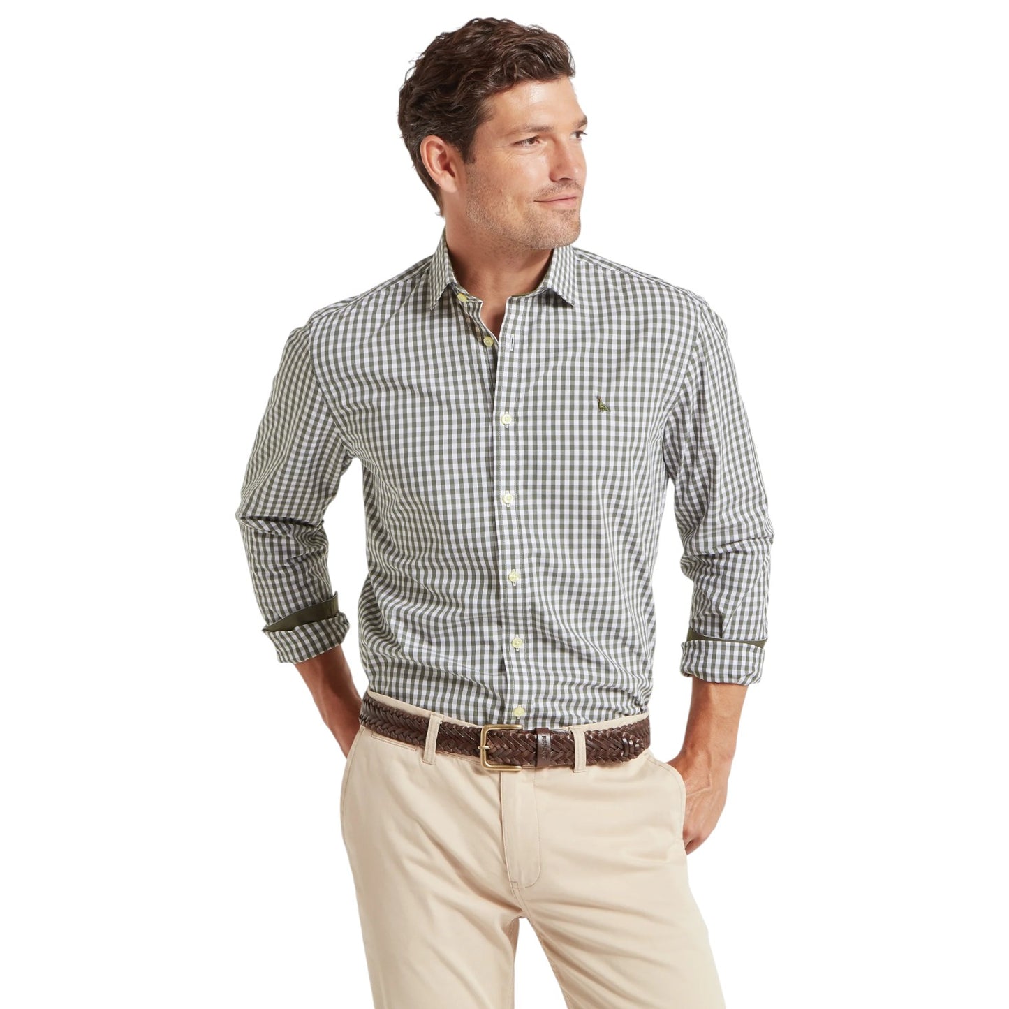 Schoffel Thorpeness Tailored Shirt Beetle Green