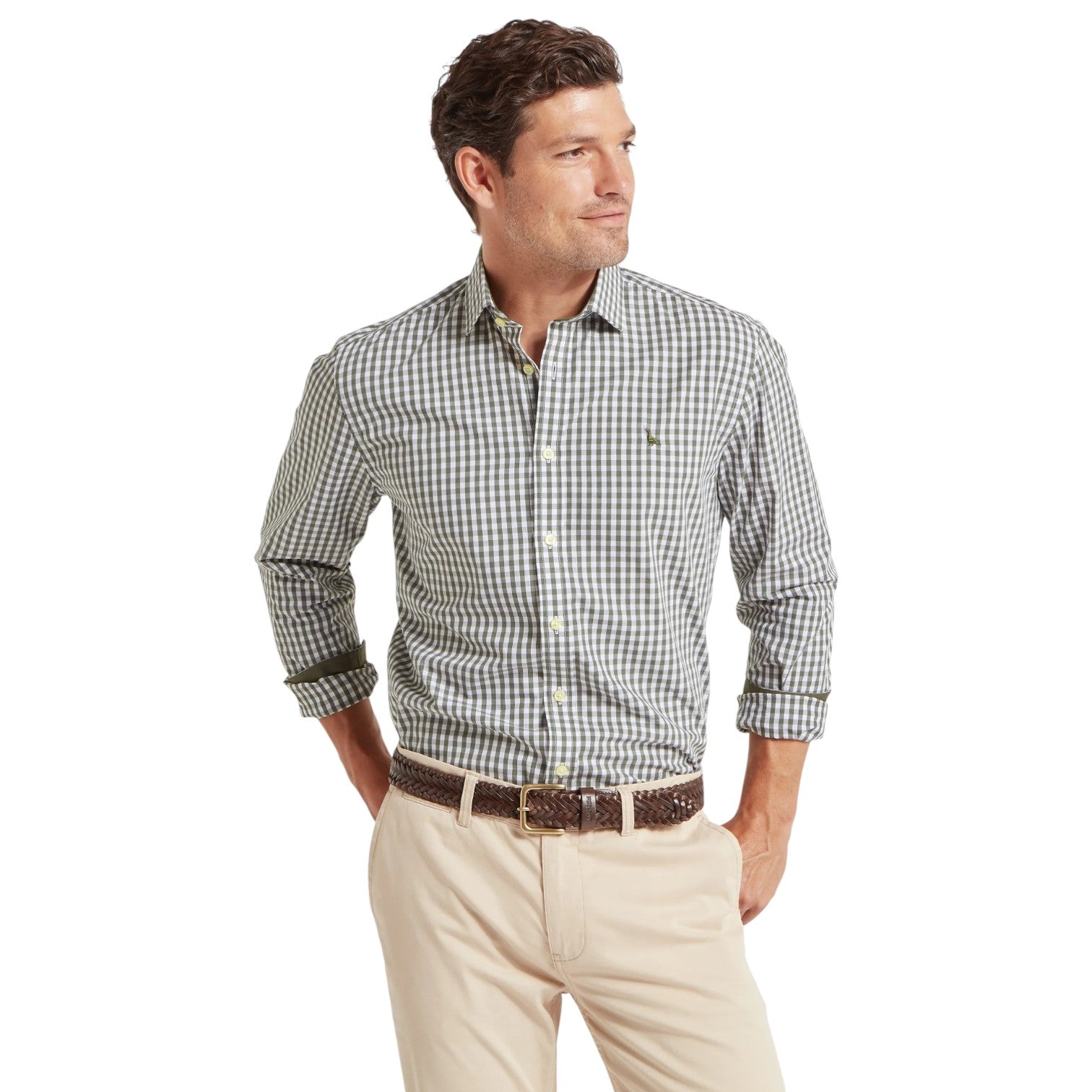 Schoffel Thorpeness Tailored Shirt Beetle Green