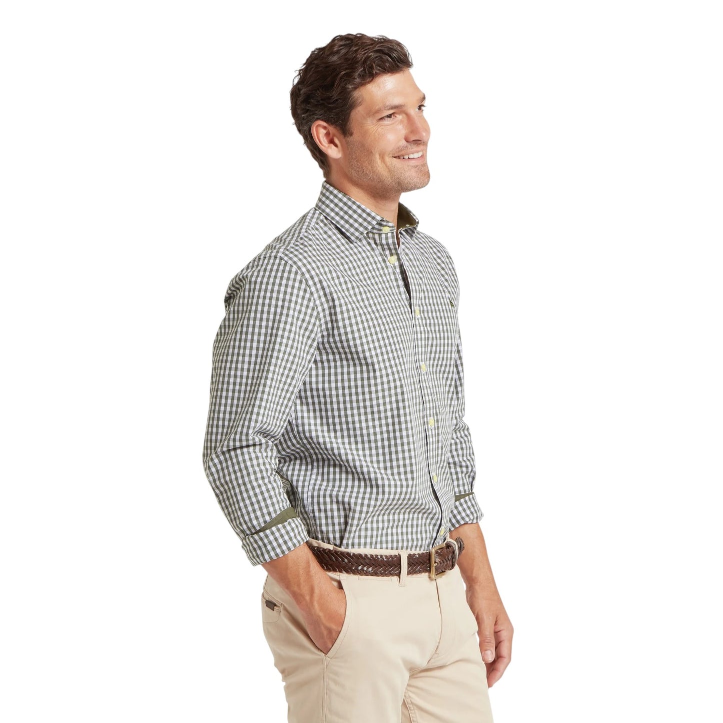 Schoffel Thorpeness Tailored Shirt Beetle Green