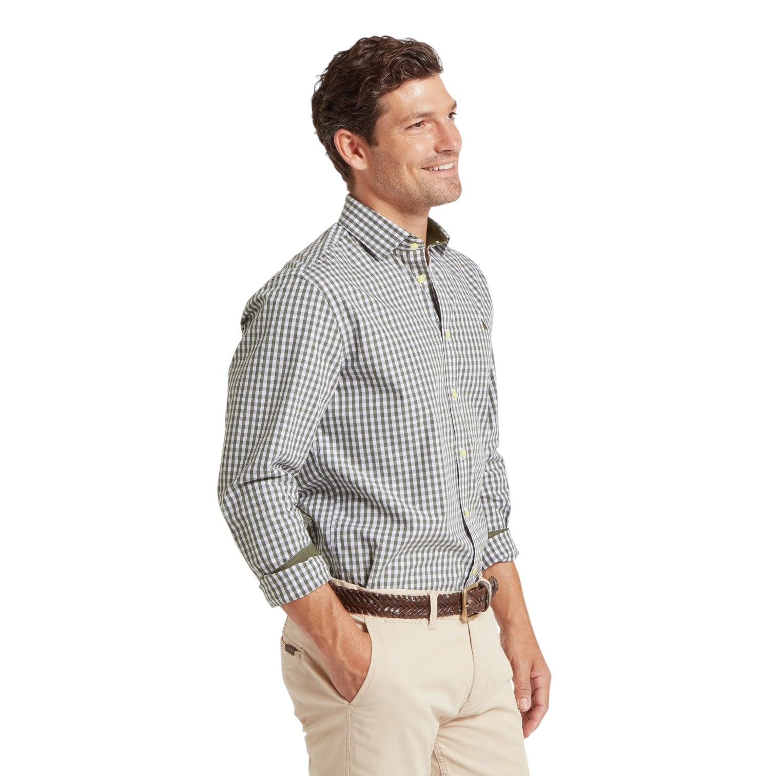 Schoffel Thorpeness Tailored Shirt Beetle Green