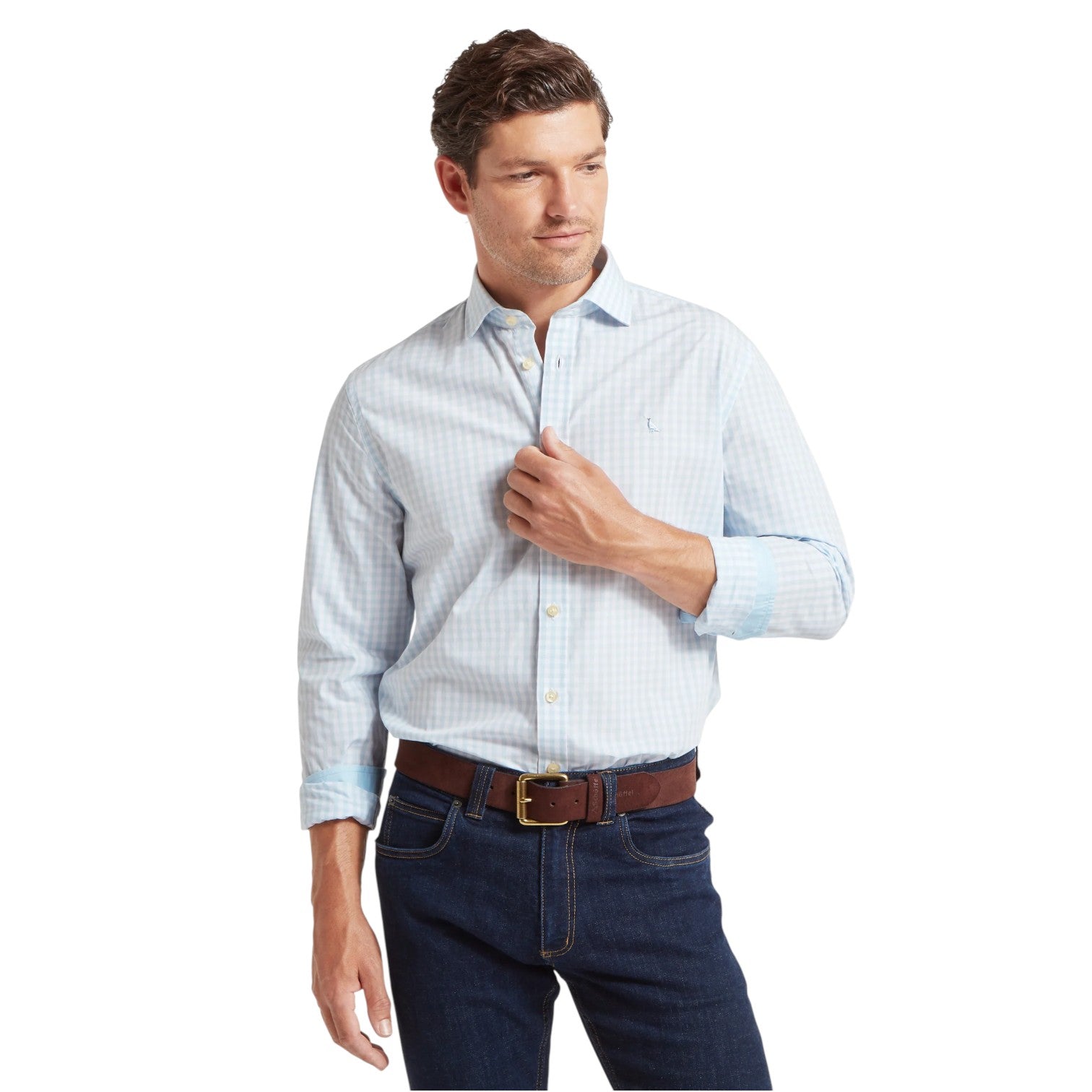 Schoffel Thorpeness Tailored Shirt Powder Blue