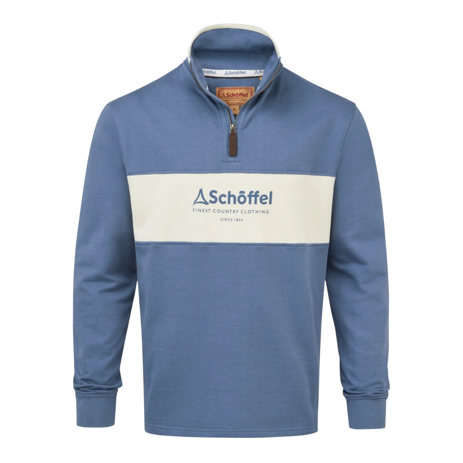 Schoffel Trencom 1/4 Zip Vintage Indigo/Stone
