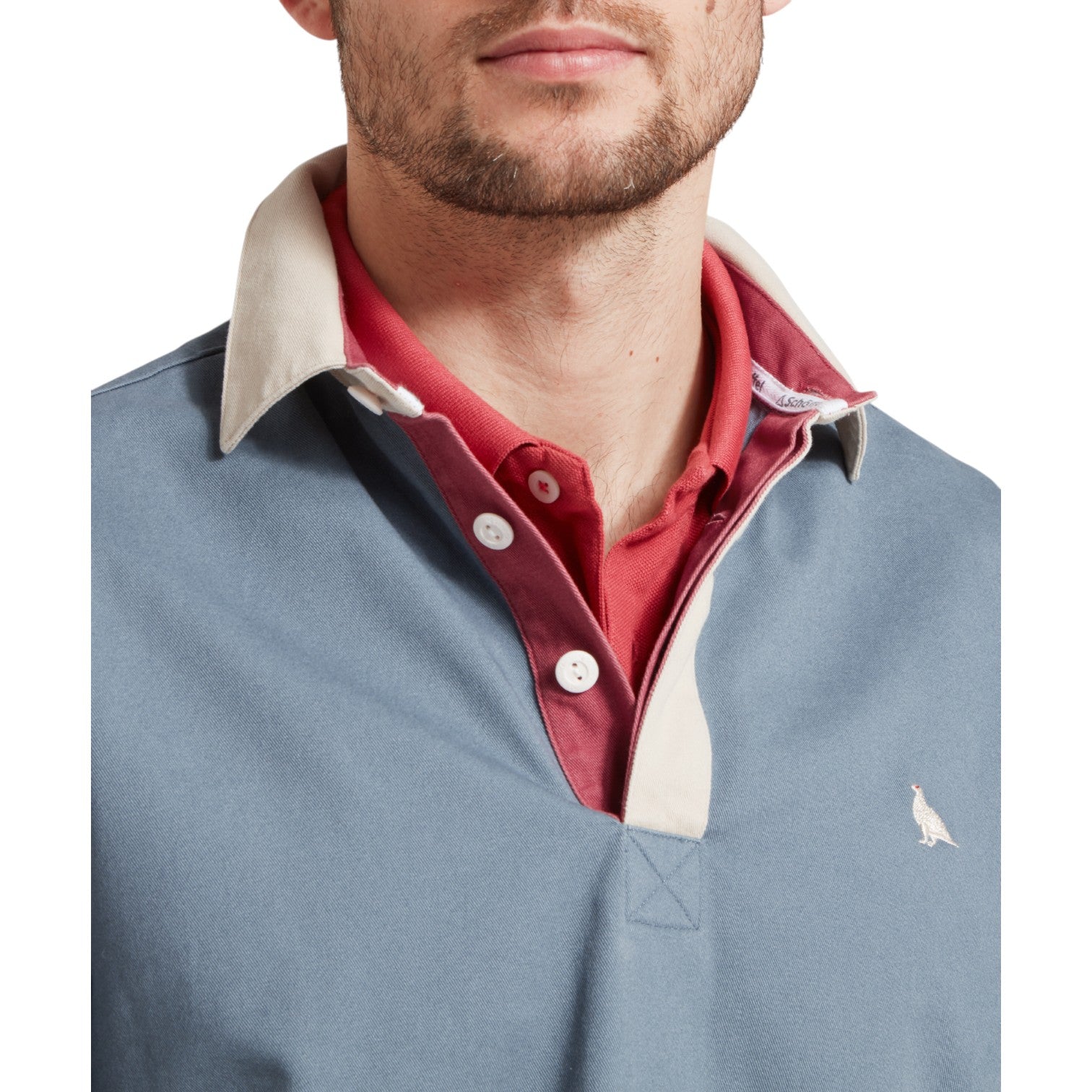 Schoffel Truro Deck Shirt Dark Pigeon Blue