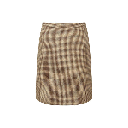 Schoffel Beauly Tweed Skirt Houndstooth Tweed