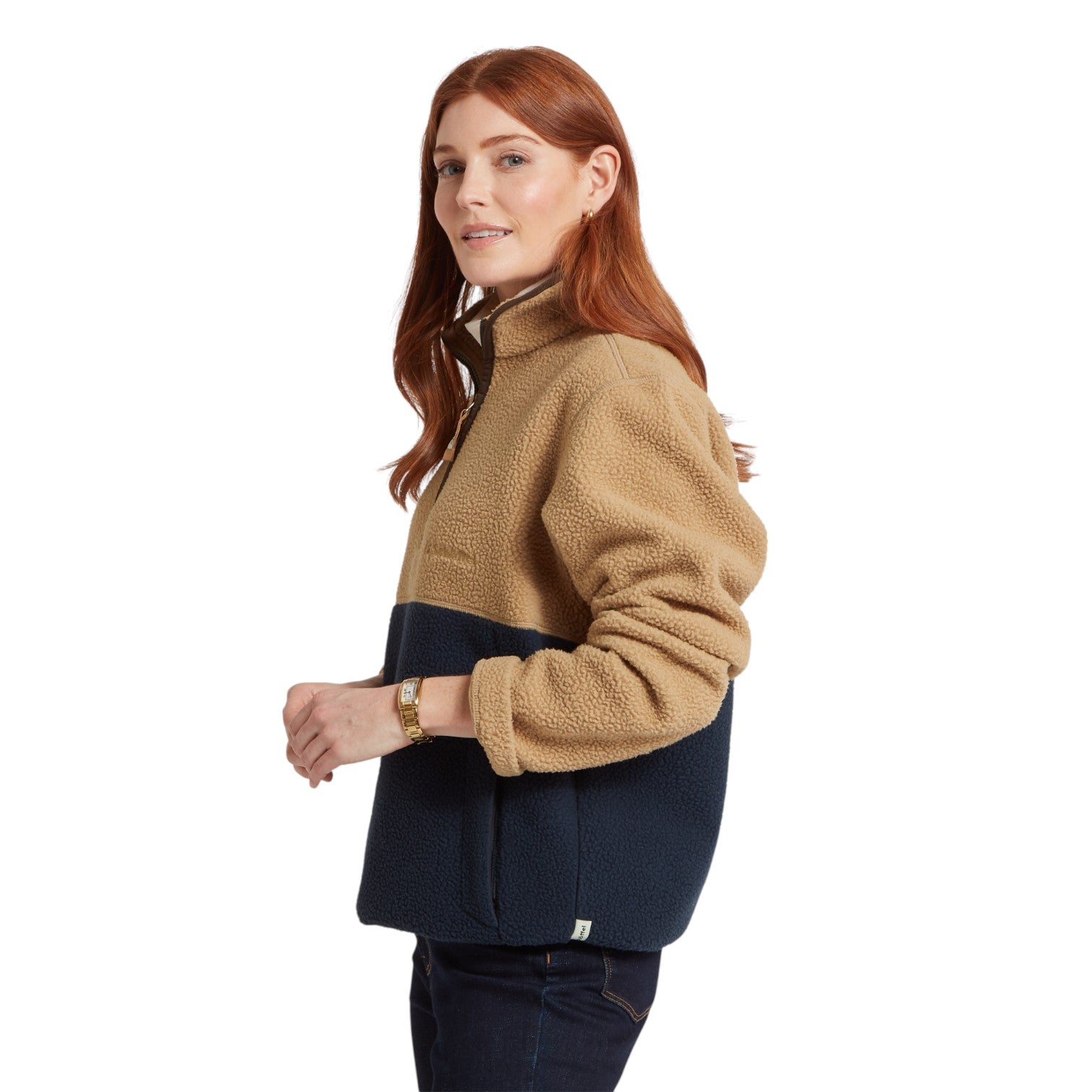 Schoffel Berkeley Retro Fleece True Navy/Tan