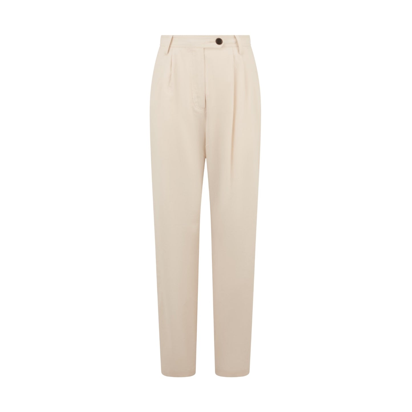 Beige pants on a white background