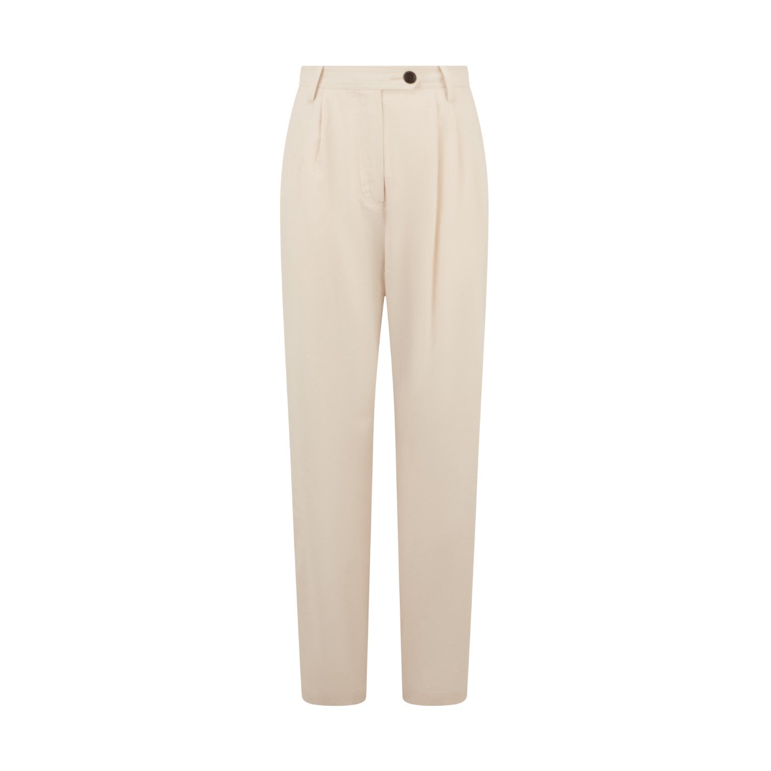 Beige pants on a white background