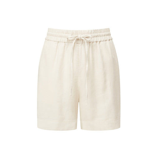 Schoffel Daphne Linen Shorts Oat