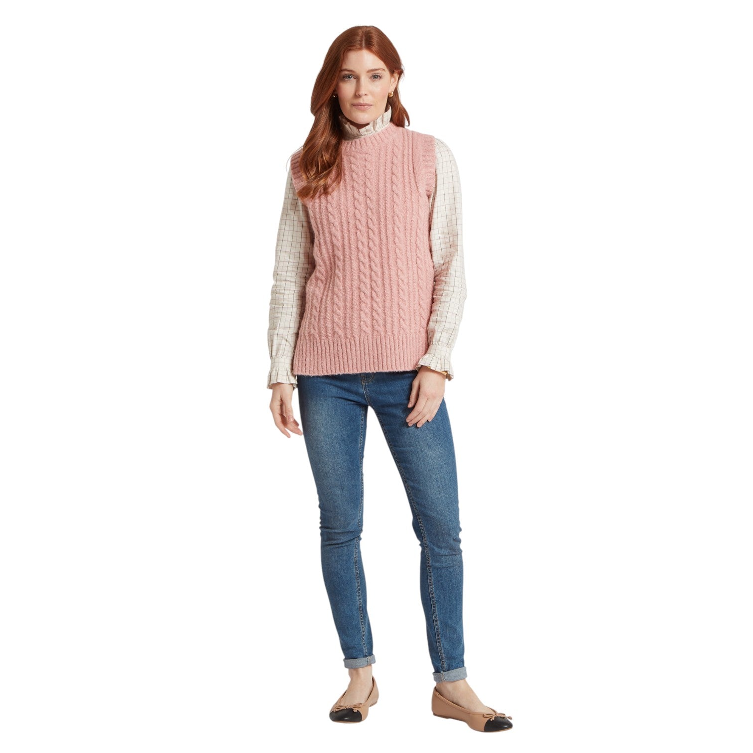 Schoffel Evie Sleeveless Jumper Dusky Pink