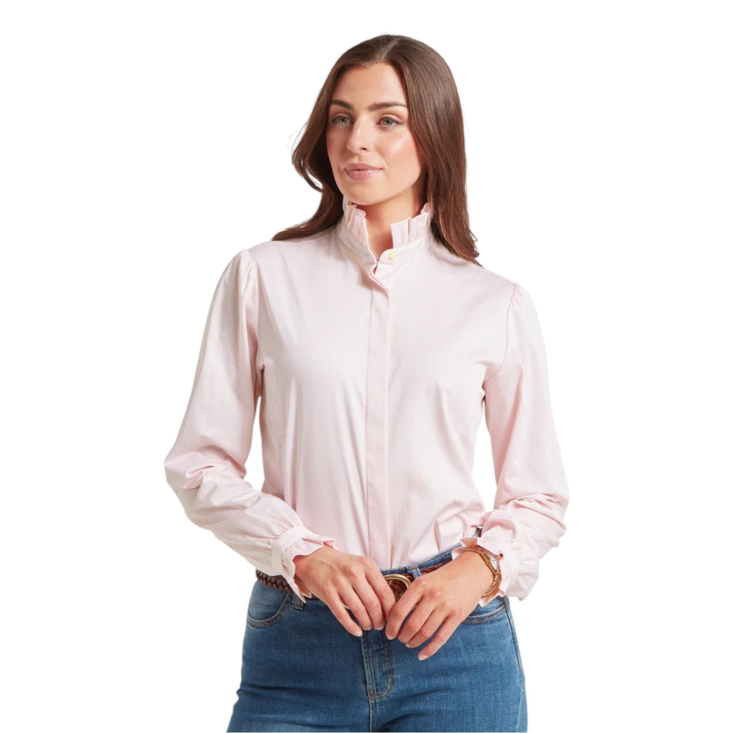 Schoffel Fakenham Shirt Pink Stripe