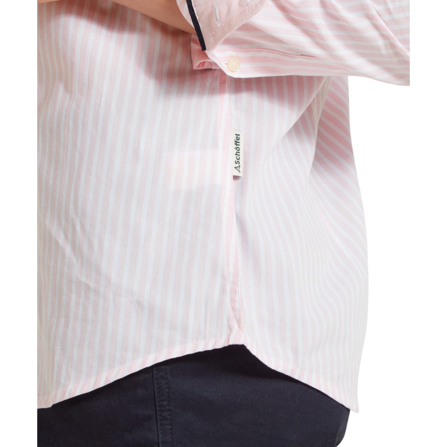 Schoffel Holme Striped Shirt Mauve Blush
