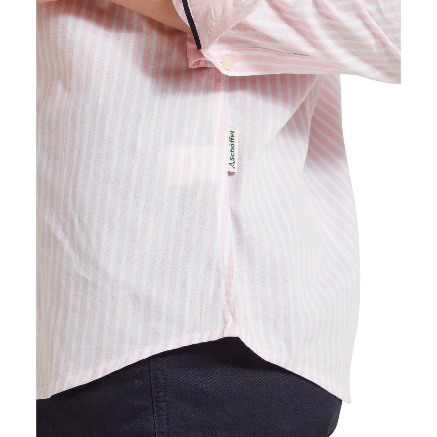 Schoffel Holme Striped Shirt Mauve Blush