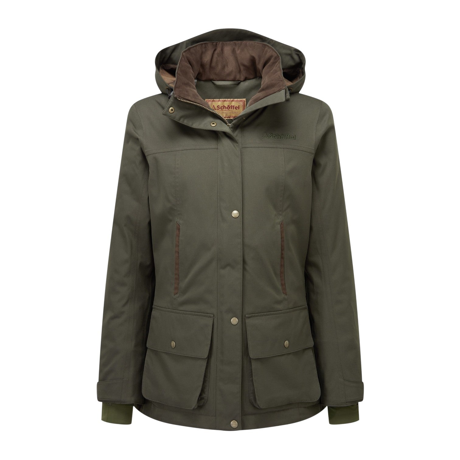 Schoffel Langton Country Coat Dark Woodland