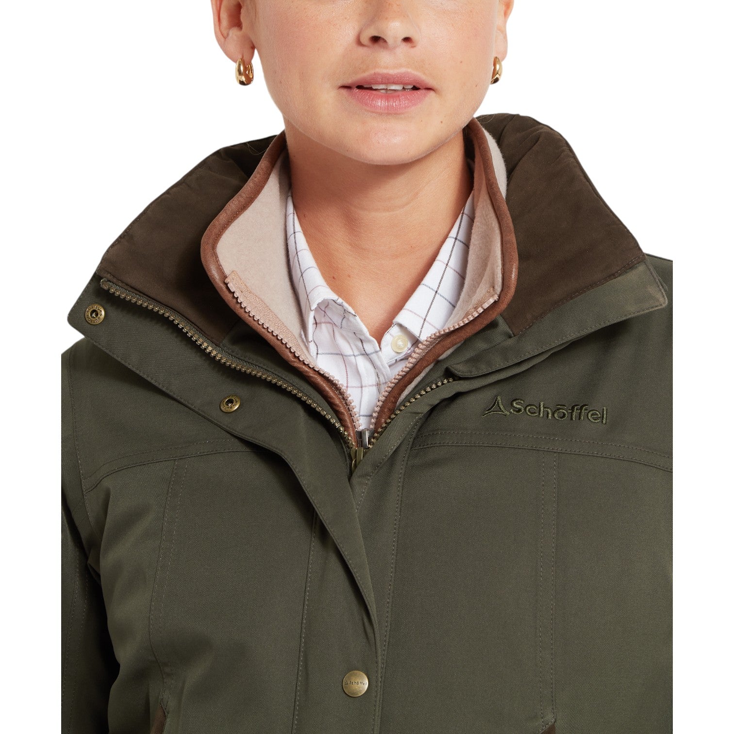 Schoffel Langton Country Coat Dark Woodland