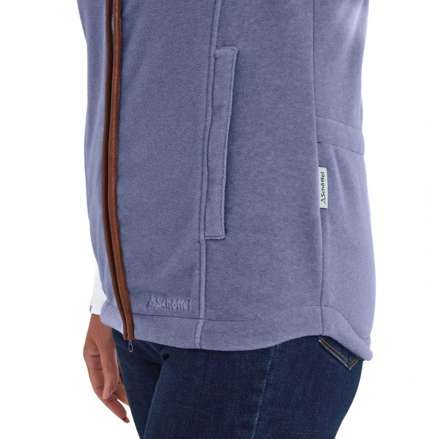 Schoffel Lyndon II Fleece Gilet Stone Blue