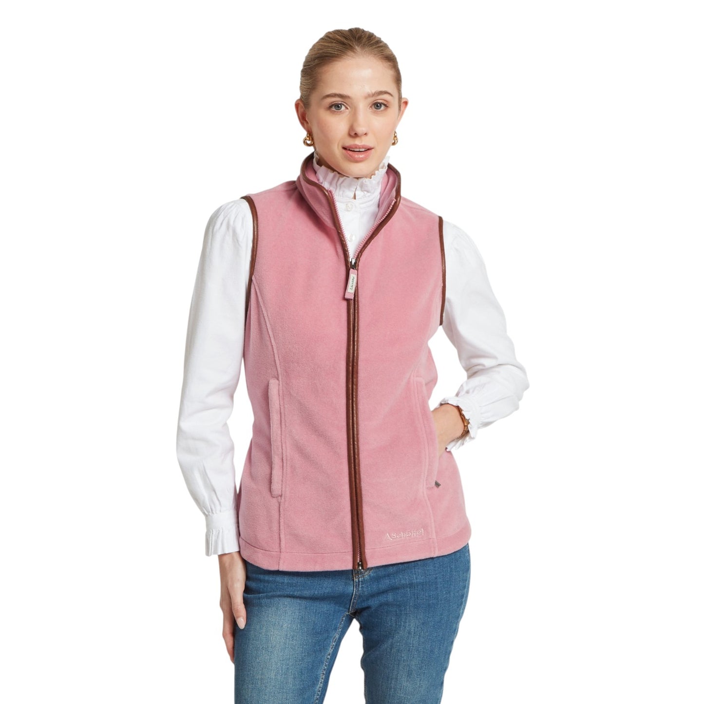 Schoffel Lyndon II Fleece Gilet Antique Rose
