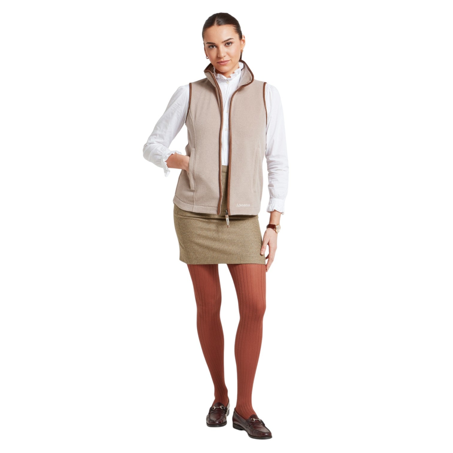 Schoffel Lyndon II Fleece Gilet Mushroom