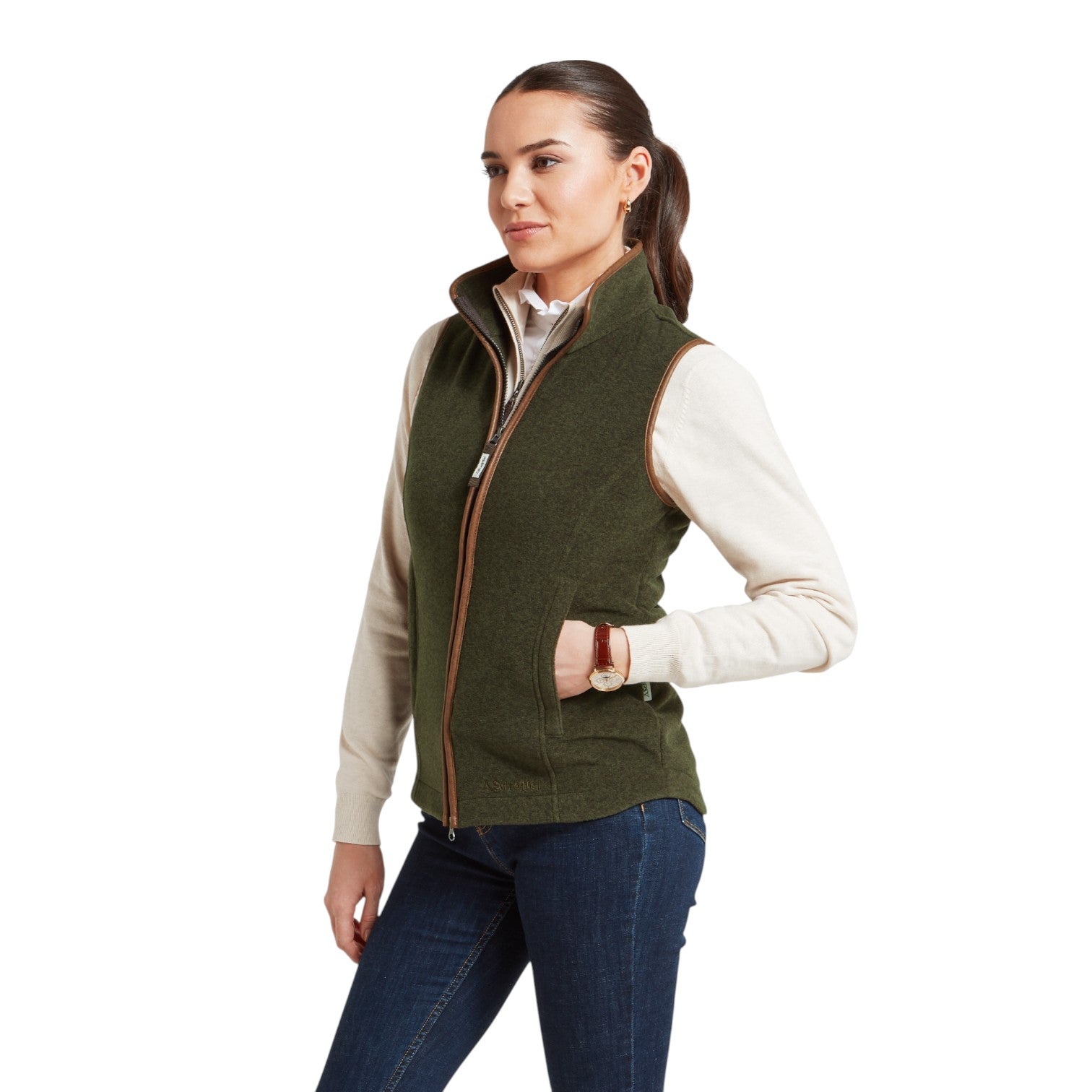 Schoffel Lyndon II Gilet Dark Olive