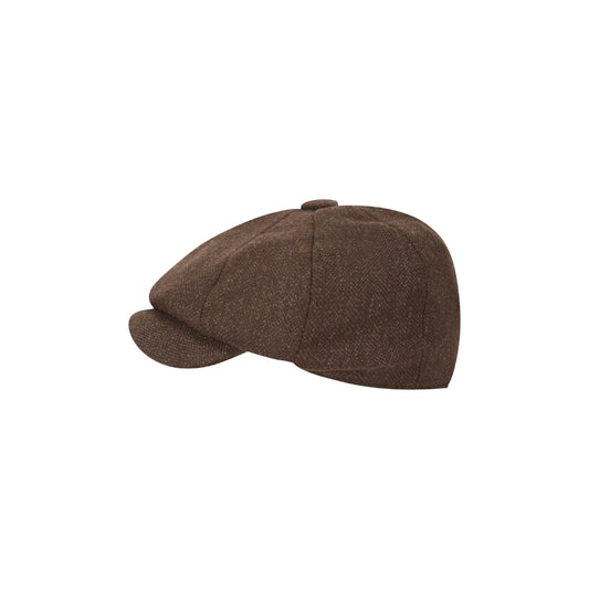 Schoffel Women's Newsboy Cap Chocolate Herr Tweed