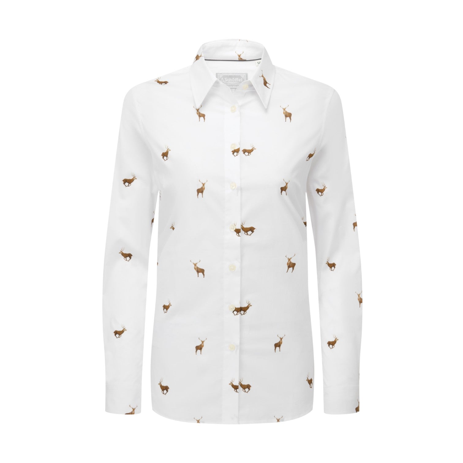 Schoffel Norfolk Shirt Stag Print