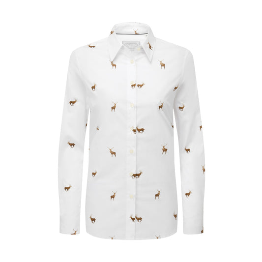 Schoffel Norfolk Shirt Stag Print