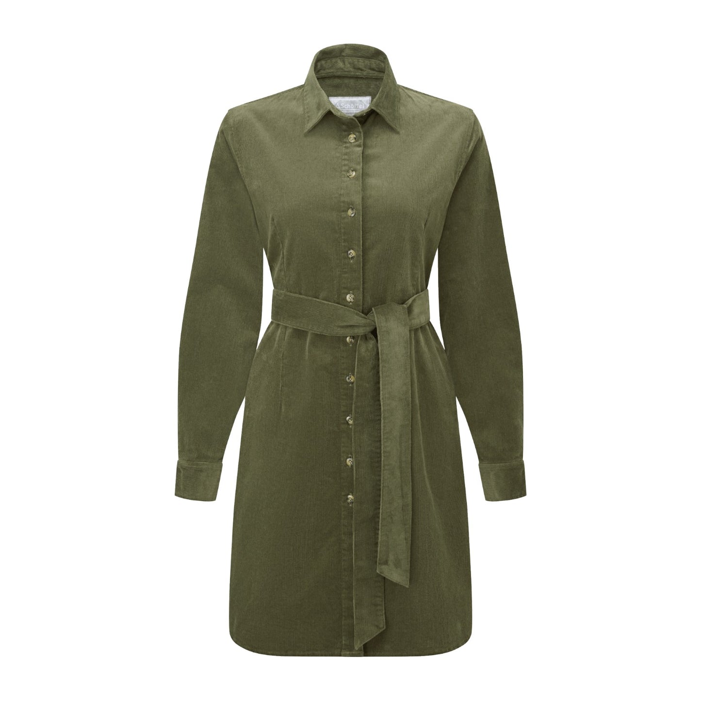 Schoffel Sage Cord Dress Dark Sage