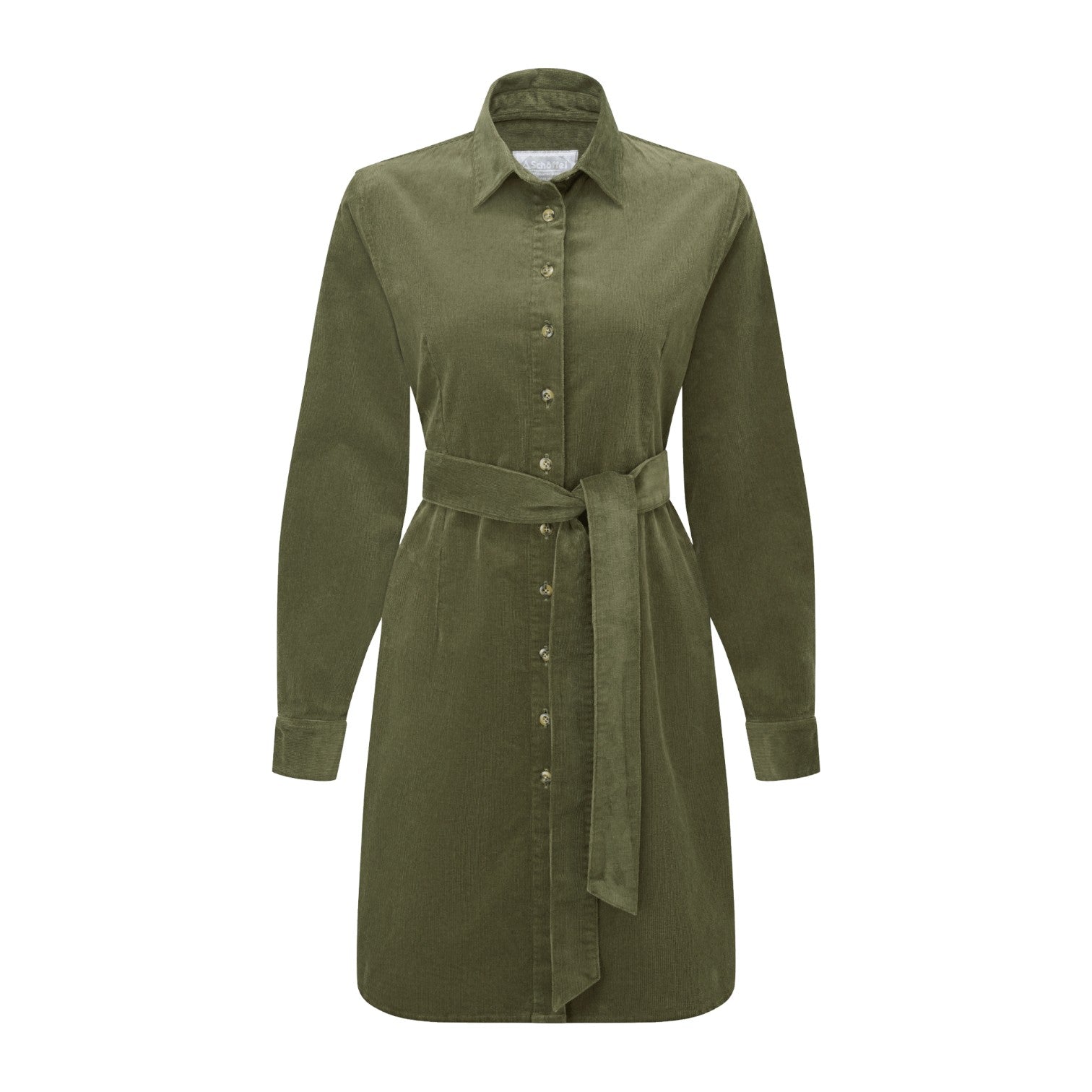 Schoffel Sage Cord Dress Dark Sage