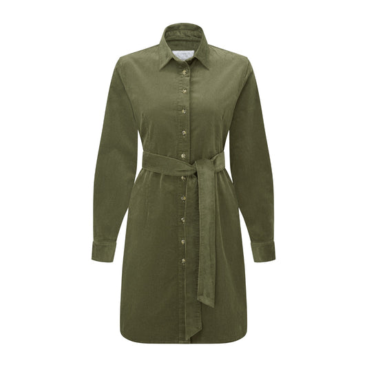 Schoffel Sage Cord Dress Dark Sage
