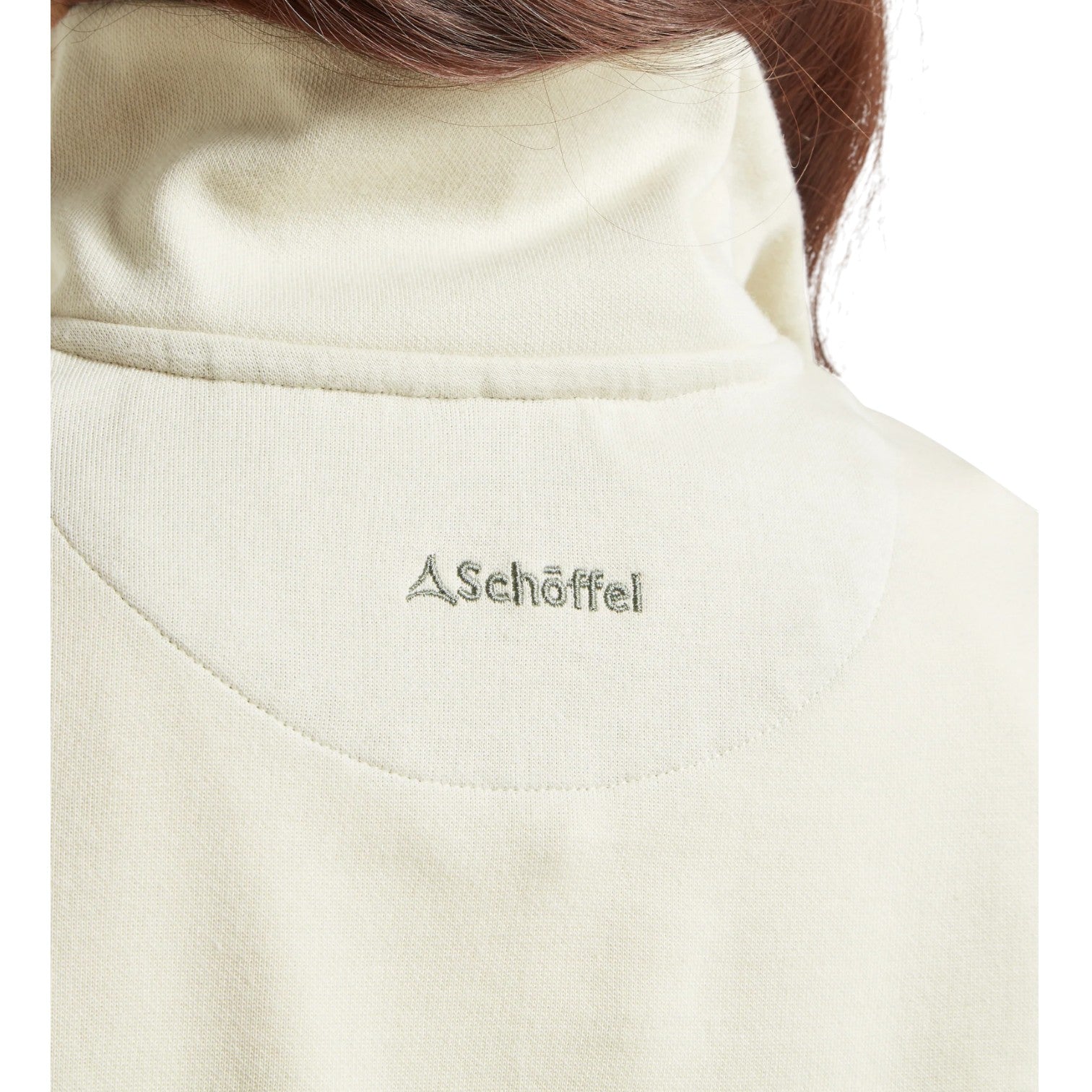 Schoffel Sandown Sweatshirt Pale Stone/Agave Green Stripe