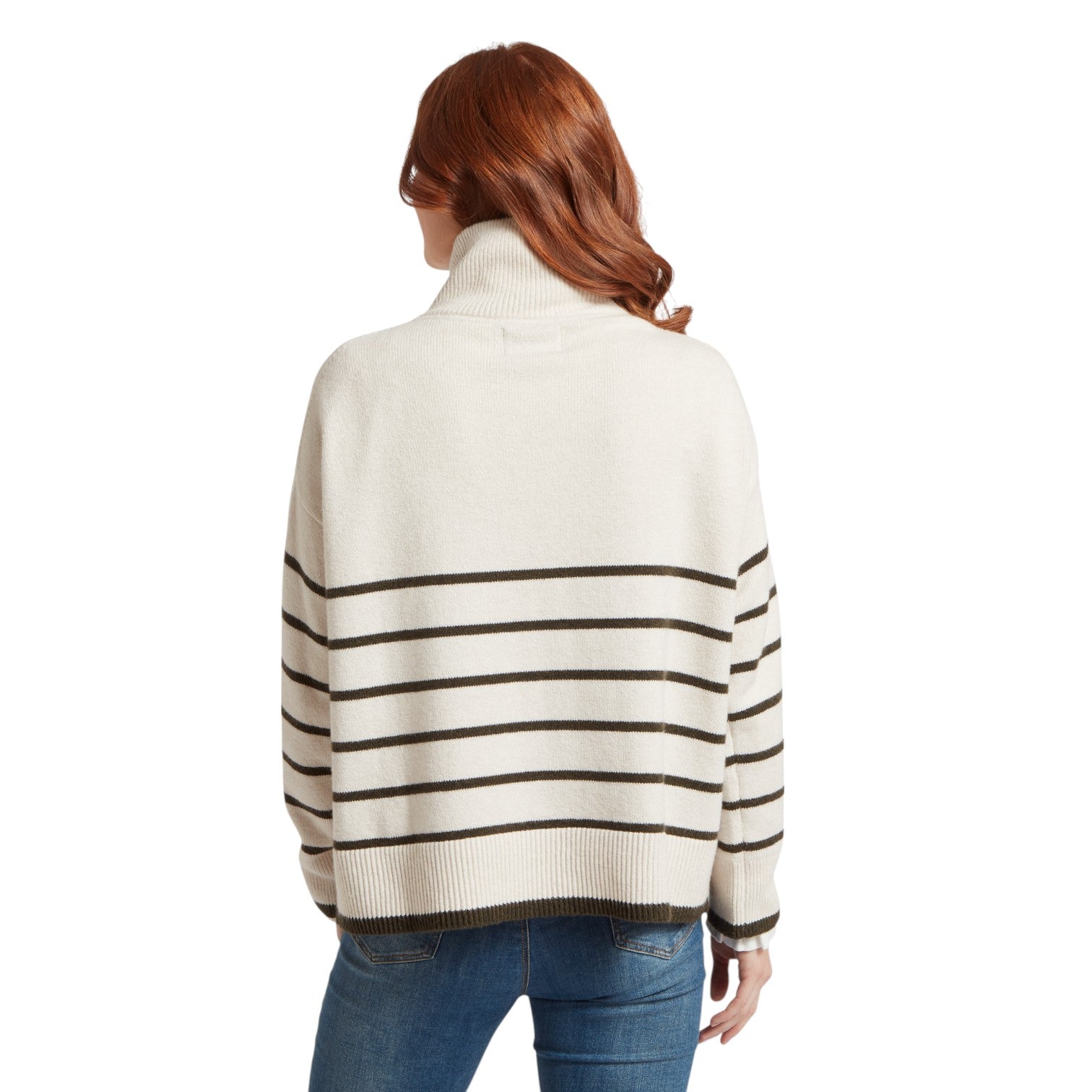 Schoffel Sandsend 1/4 Jumper- White/Loden